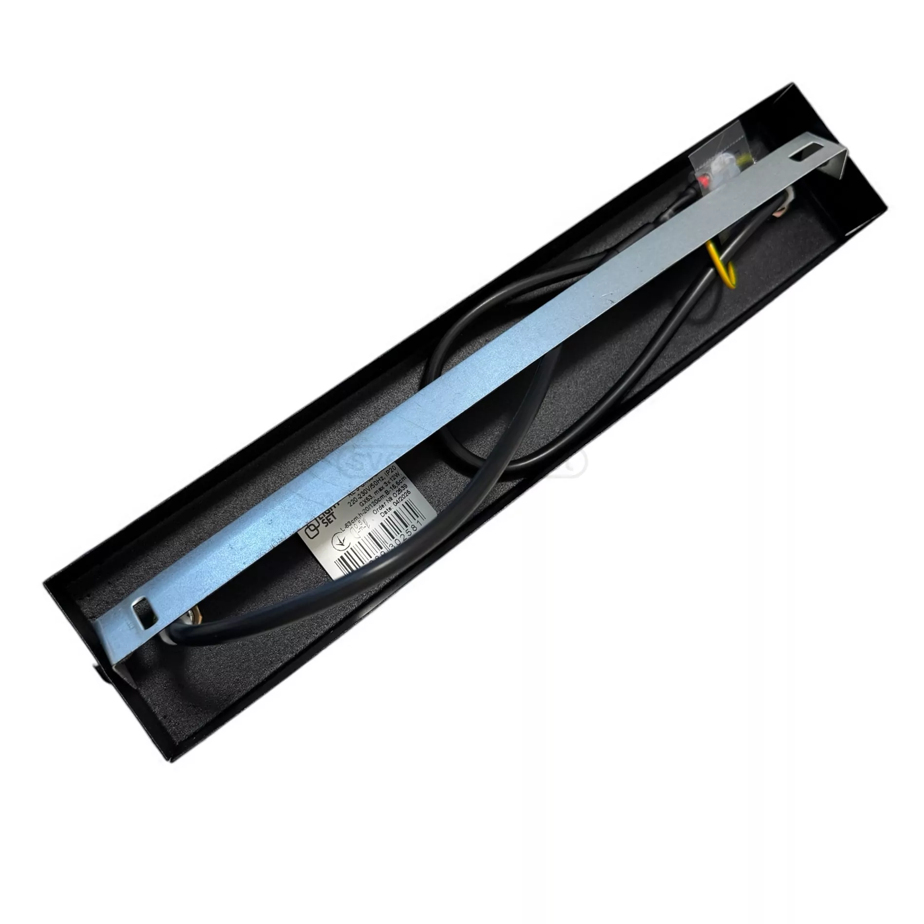 Стельовий підвіс VOLOSHKA RL 3xGX53 max.12W чорний LIGHT SET