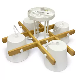 Люстра стельова VOLOSHKA СRL 4xGX53 max.12W білий LIGHT SET
