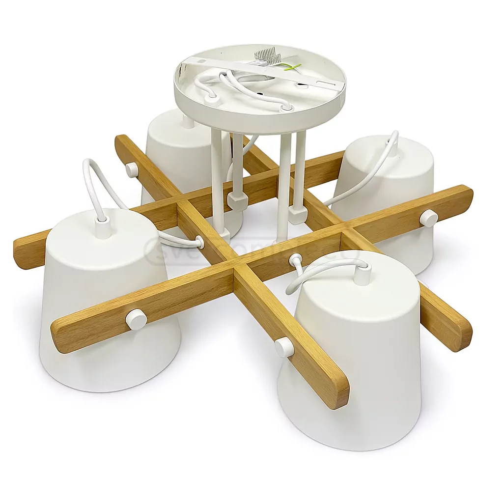 Люстра стельова VOLOSHKA СRL 4xGX53 max.12W білий LIGHT SET