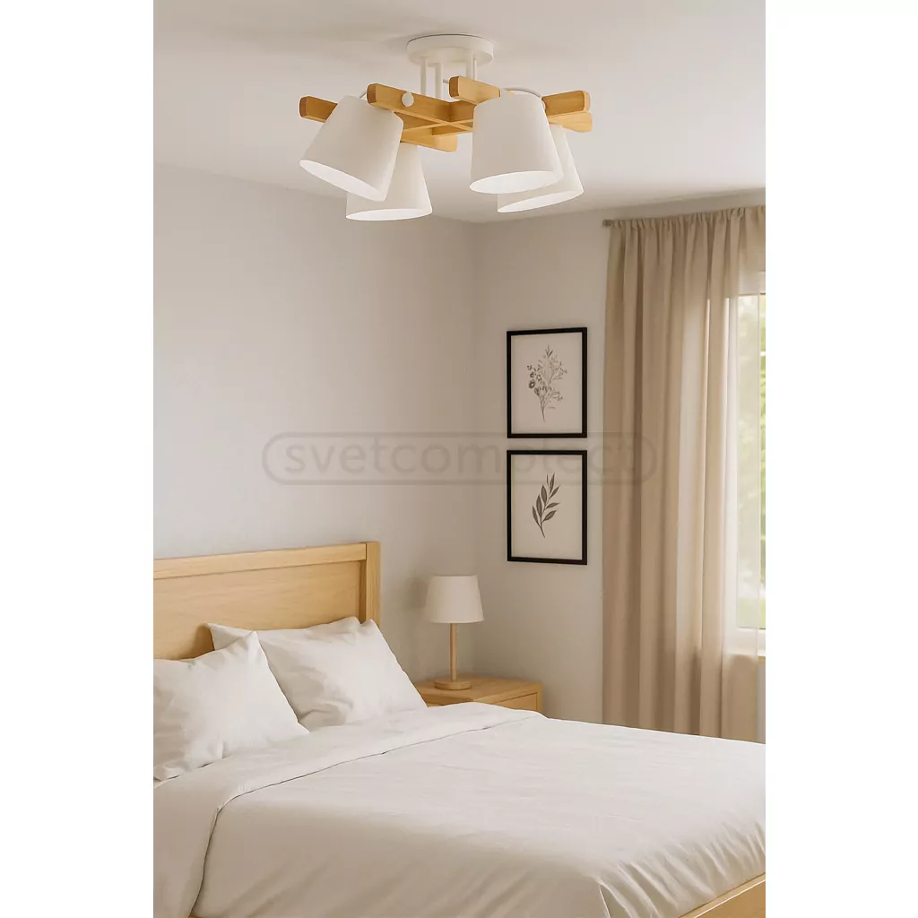 Люстра стельова VOLOSHKA СRL 4xGX53 max.12W білий LIGHT SET