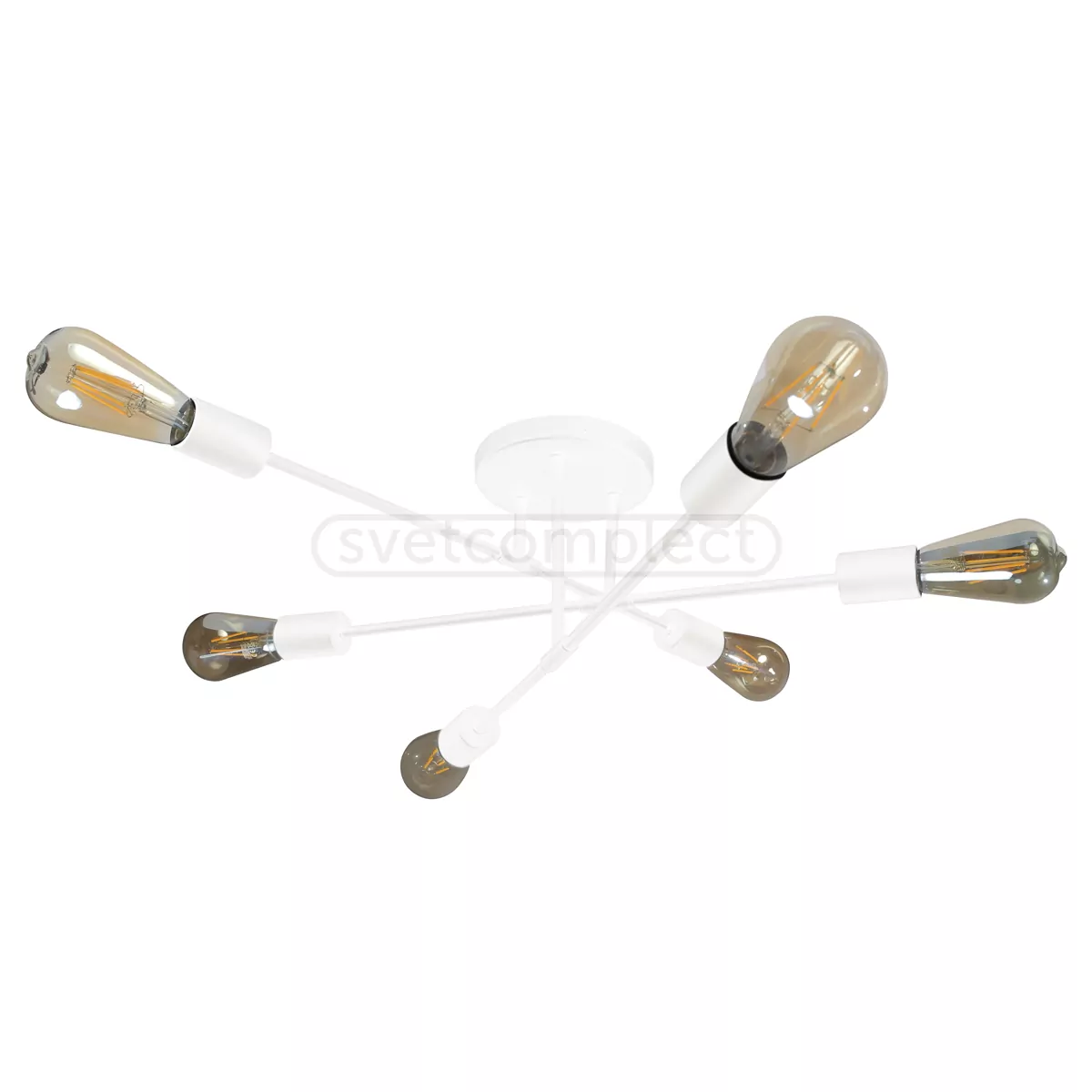 Люстра стельова NADIYA 6хE27 білий LIGHT SET