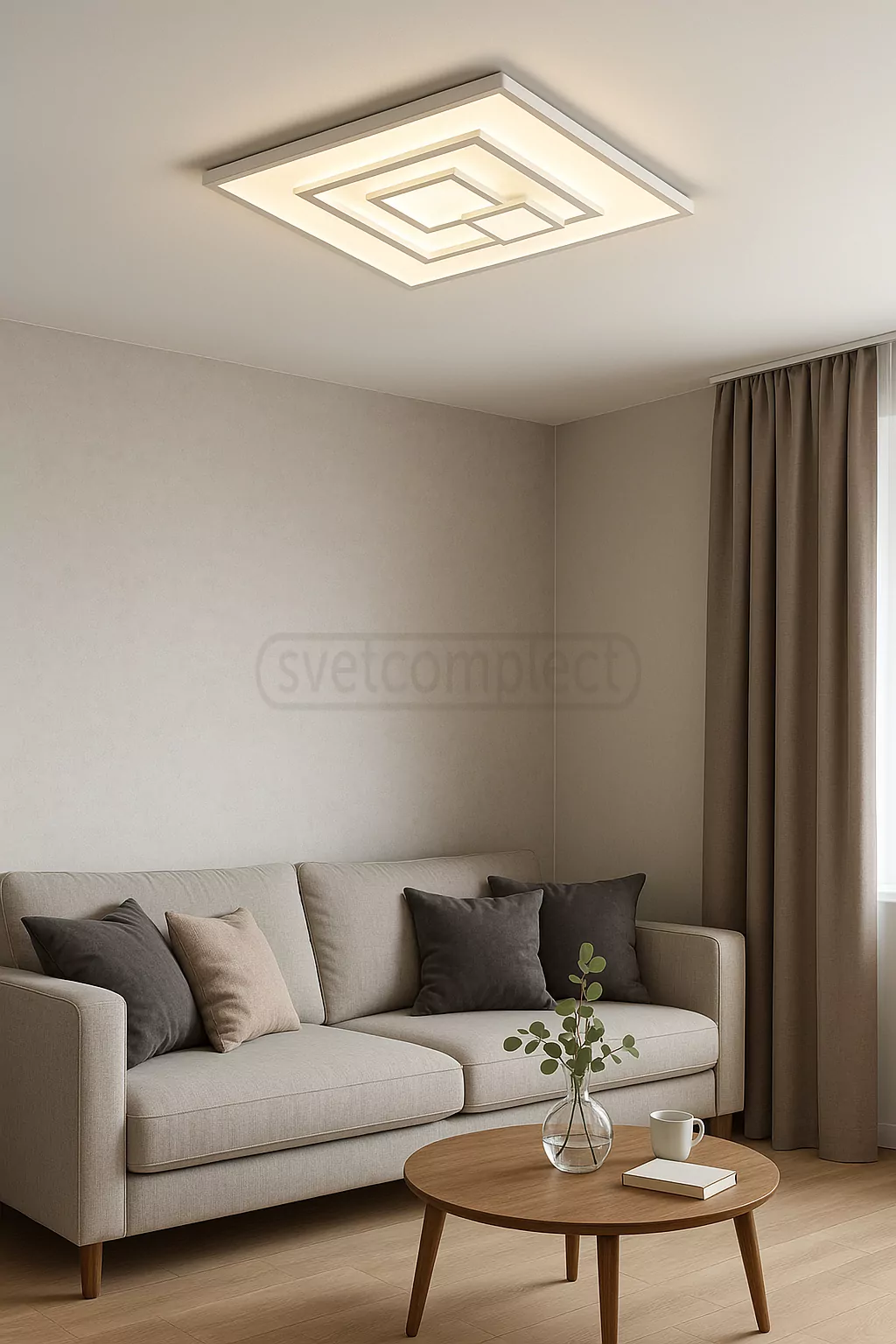 Світильник cвітлодіодний YALYNA LED 5252 100W RC білий LIGHT SET