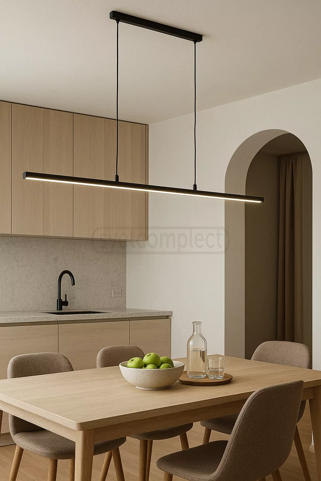 Світильник світлодіодний LED LILEYA LS120 30W RC чорний LIGHT SET Світильник світлодіодний LED LILEYA LS120 30W RC чорний LIGHT SET