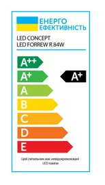 Світильник світлодіодний LED FORREW R 84W RC WH LED CONCEPT