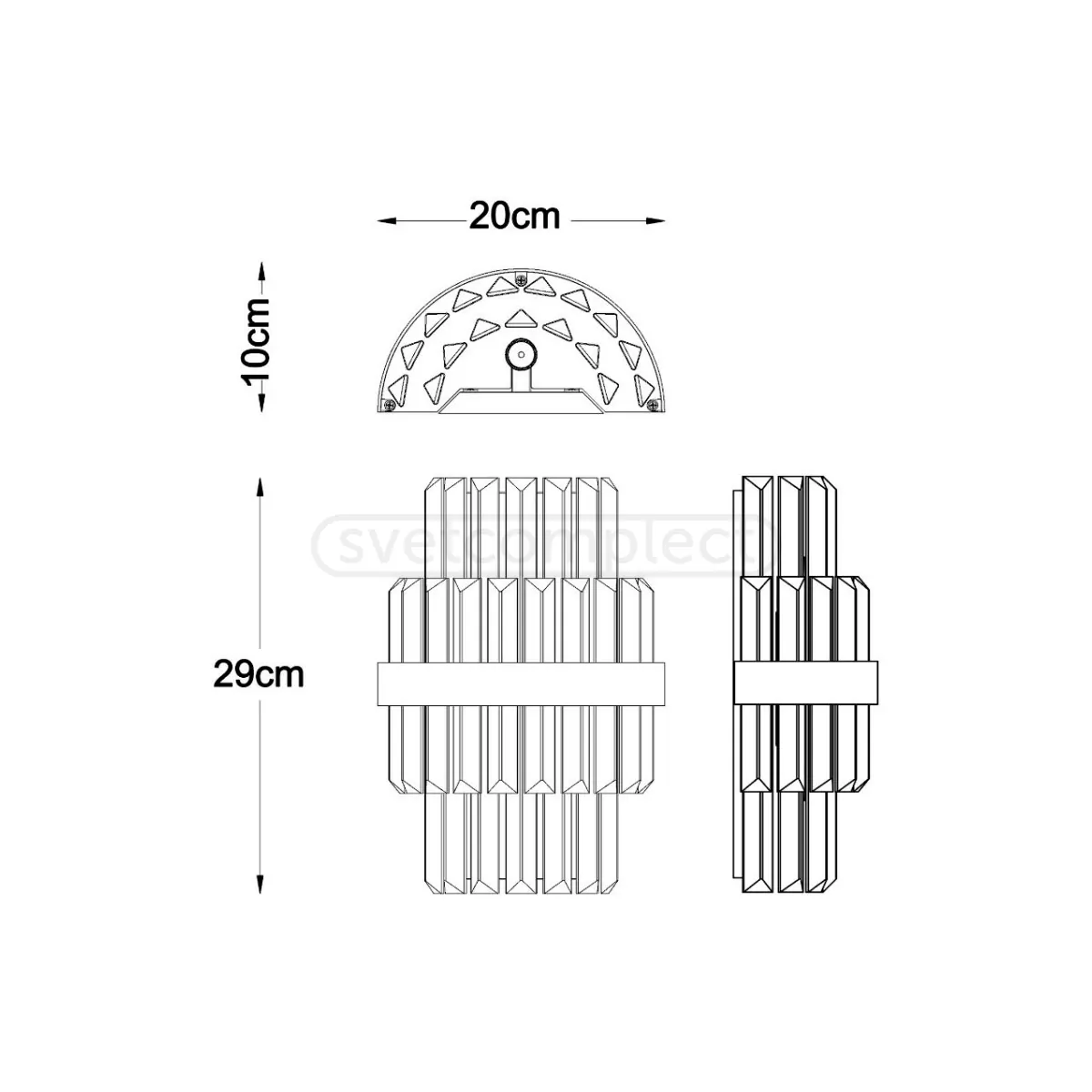 Бра CONSTANTINOPLE 2xG9 max 28Вт, золото ZUMA LINE 