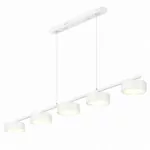 Люстра DUSHA MS241-ZD5 x GX53. max.12W. 1385х130х1250mm, метал/скло, білий/молочний, LIGHT SET