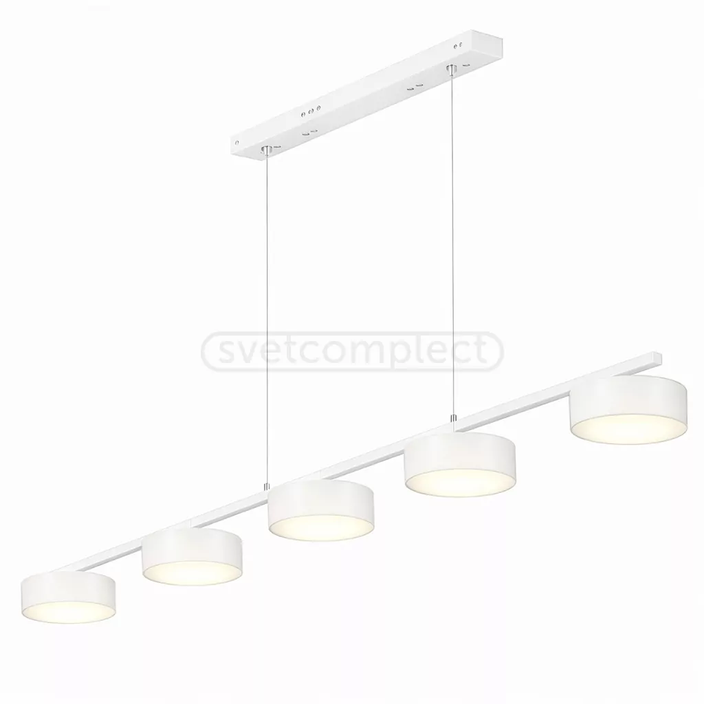 Люстра DUSHA MS241-ZD5 x GX53. max.12W. 1385х130х1250mm, метал/скло, білий/молочний, LIGHT SET