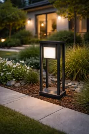 Світильник вуличний стовпчик PETROS К 151560 1xGX53,150х150х600mm,алюміній,сірий LIGHT SET