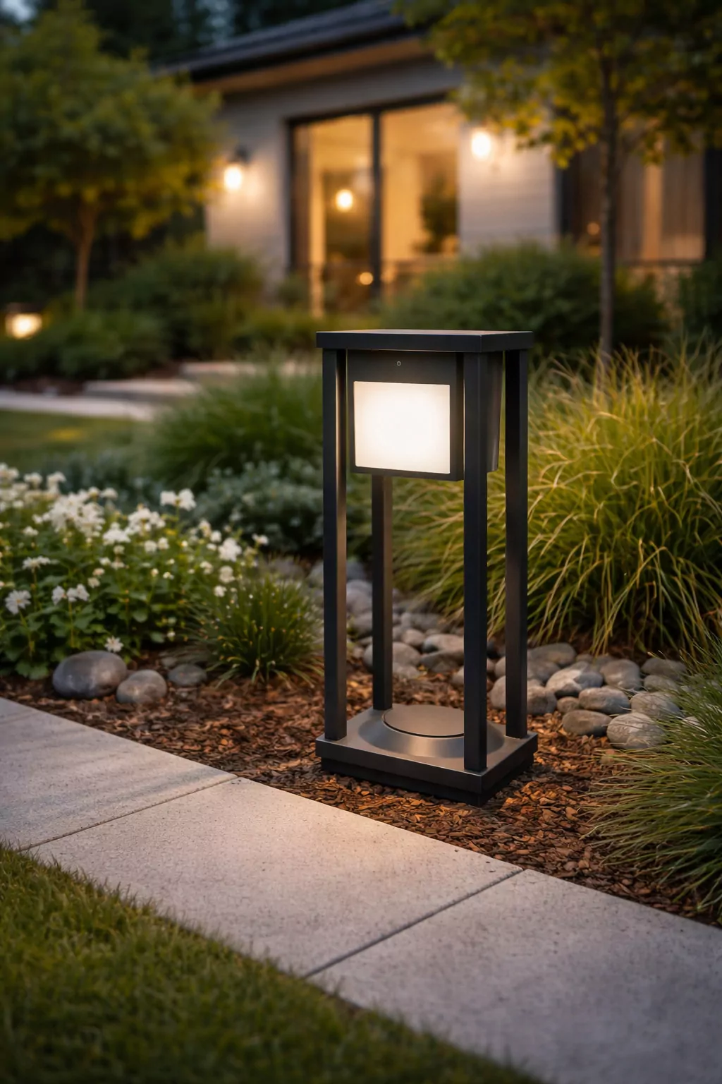 Світильник вуличний стовпчик PETROS К 151560 1xGX53,150х150х600mm,алюміній,сірий LIGHT SET