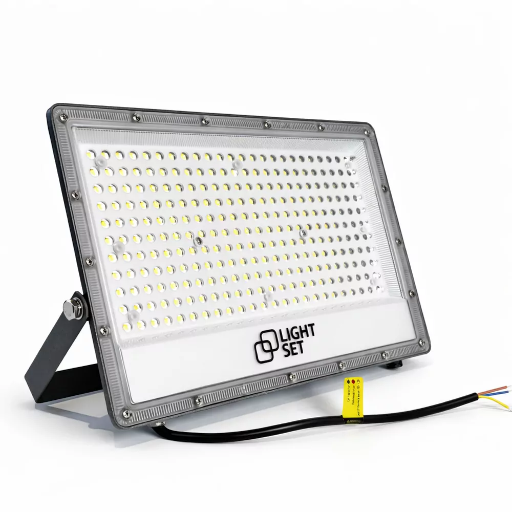 Прожектор світлодіодний LED SHPAK D-150W 6500K, IP65, 300x224x25мм,сірий,алюміній LIGHT SET