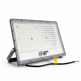 Прожектор світлодіодний LED SHPAK D-200W 6500K, IP65, 350x225x25мм,сірий,алюміній LIGHT SET