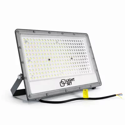Прожектор світлодіодний LED SHPAK D-200W 6500K, IP65, 350x225x25мм,сірий,алюміній LIGHT SET