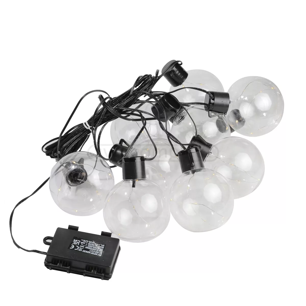 Гірлянда DX9500 10 LED 7,5м IP44 3xAA з таймером