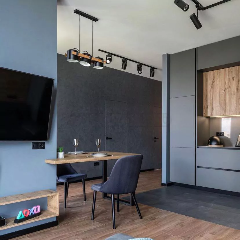 Підвіс LOFT RL 160 E27 3x40W wood + BK чорний