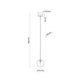 Підвіс NILOS 10289 1xG9 TK - LIGHTING 