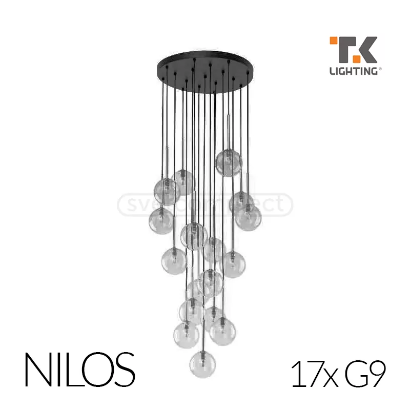 Підвіс NILOS 10294 17xG9 TK - LIGHTING  Підвіс NILOS 10294 17xG9 TK - LIGHTING