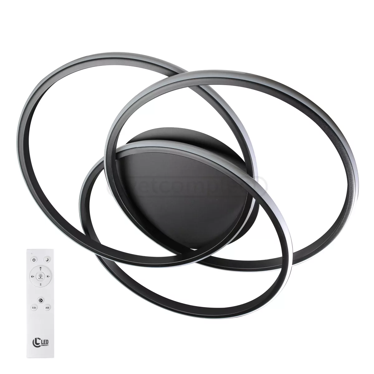Світильник LED BELVILLE R 100W RC BK Led Concept Світильник LED BELVILLE R 100W RC BK Led Concept