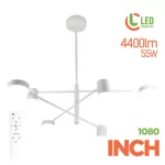 Світильник світлодіодний LED INCH 1080 55W RC білий LED CONCEPT