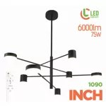 Світильник світлодіодний LED INCH 1090 75W RC чорний LED CONCEPT