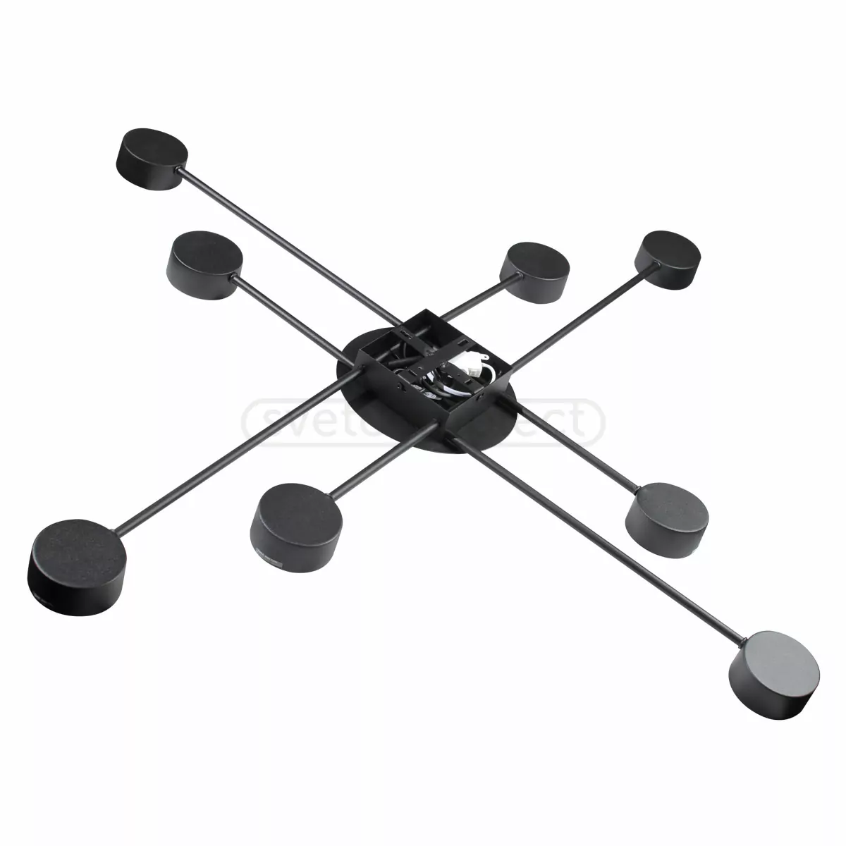 Люстра стельова BARVINOK 8хGX53 чорний LIGHT SET