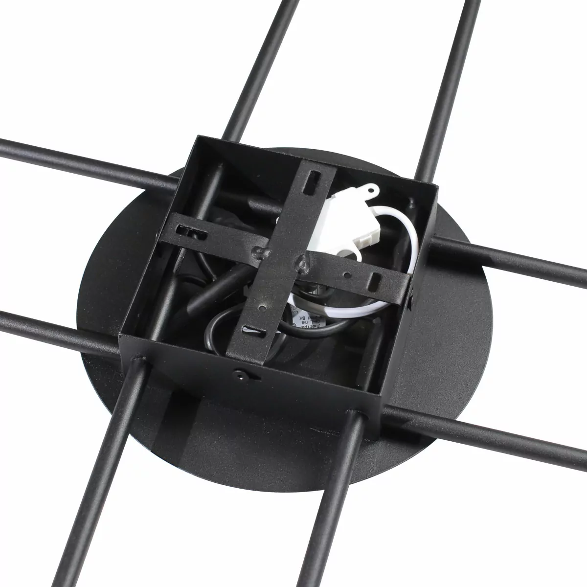 Люстра стельова BARVINOK 8хGX53 чорний LIGHT SET