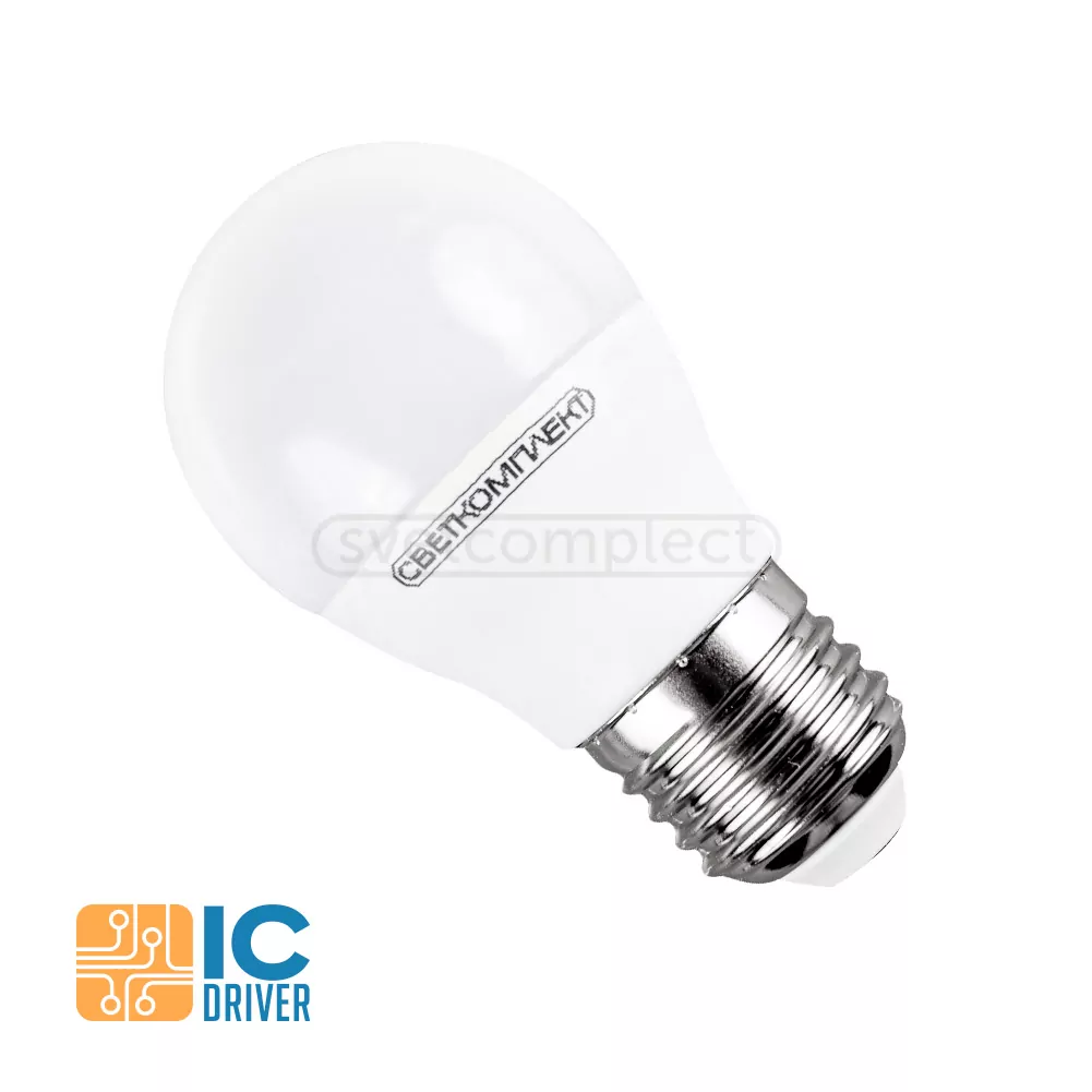 Лампа LED Светкомплект G45 A 9W 3000K E27 Лампа LED Светкомплект G45 A 9W 3000K E27