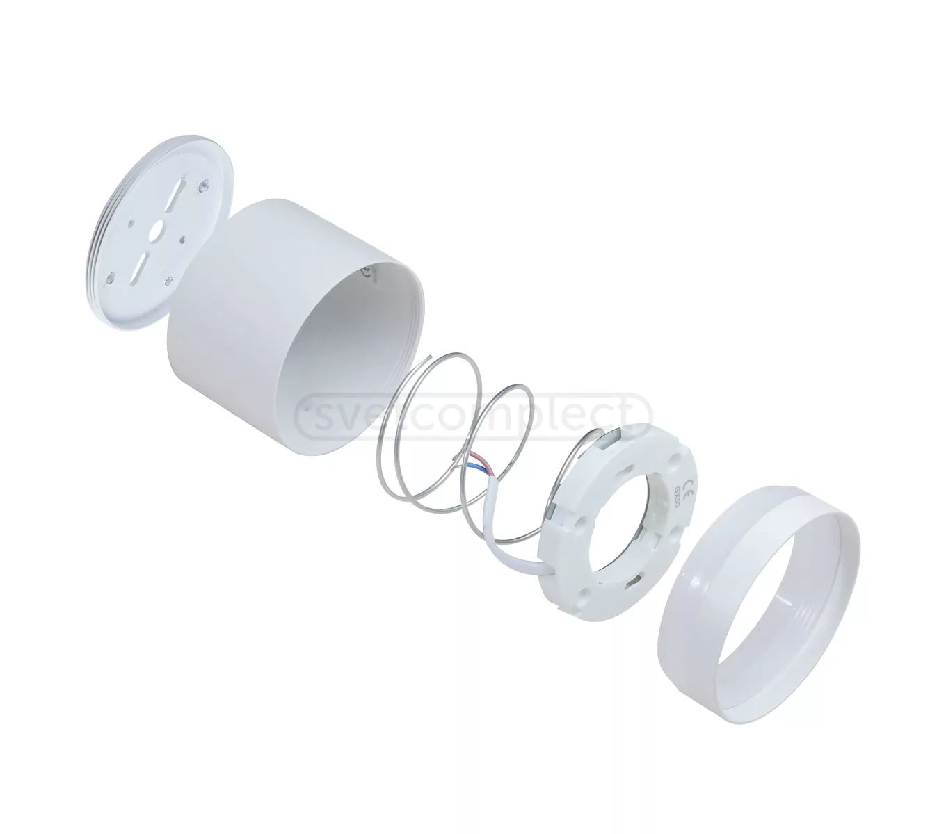 Світильник точковий накладний DOWERY LC-GX 8480 GX53 WH LED CONCEPT