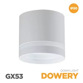 Світильник точковий накладний DOWERY LC-GX 8480 GX53 WH LED CONCEPT