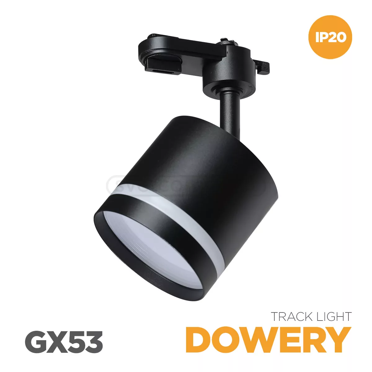 Свiтильник трековий DOWERY LCTR 8480 GX53 BK LED CONCEPT Свiтильник трековий DOWERY LCTR 8480 GX53 BK LED CONCEPT