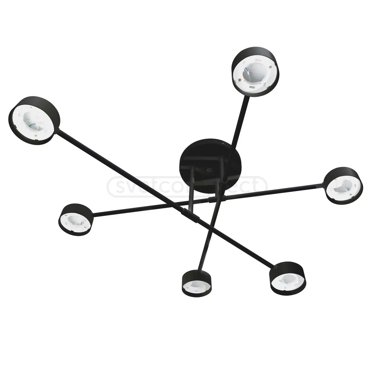 Люстра G CORK  6xGX53  BK чорний Люстра G CORK  6xGX53  BK чорний