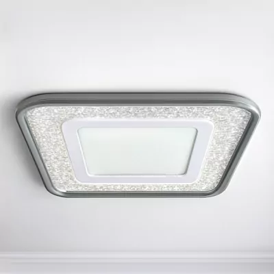 Світильник CHAYKA LED 669010 106W RC,6550Lm,3000-6500К,500x500x60mm,алюм.плас.акр.біл.сір.LIGHT SET