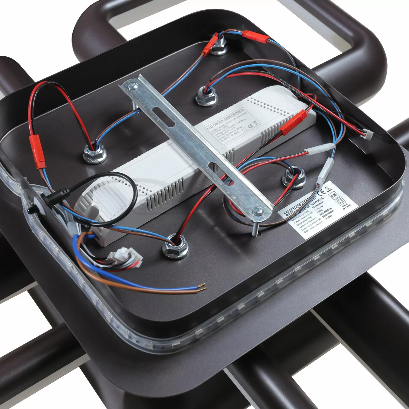 Светильник LED HOME II CS 107 OP 107W BR IR RC