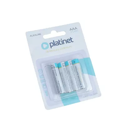 PLATINET батарейки ALKALINE PRO LR03 тип AAA 4шт.