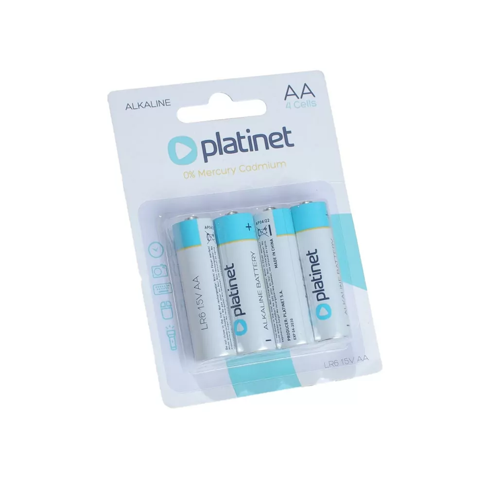 PLATINET батарейки ALKALINE PRO LR06 тип AA 4шт.