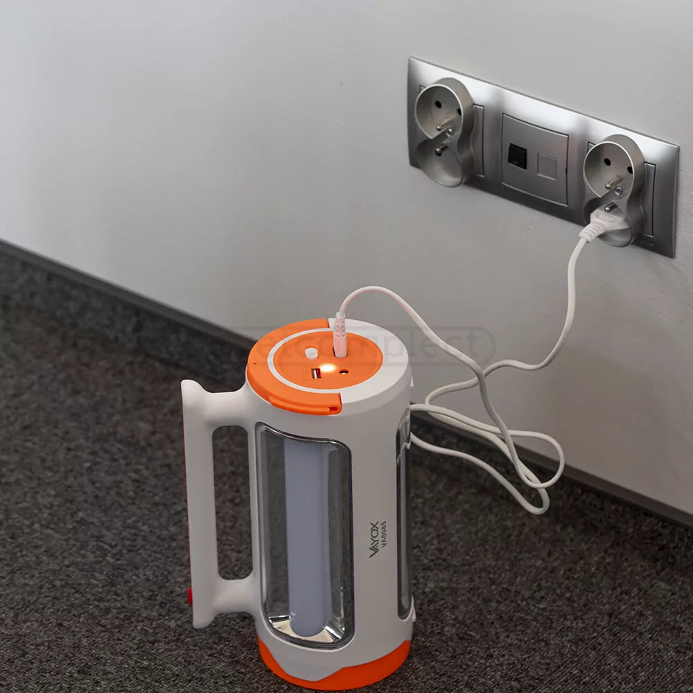 Фонарь LED VA0085 2W 3500mAh білий, VAYOX