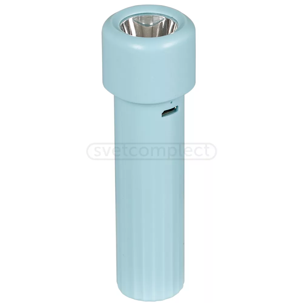 Фонарь LED VA0088  1W 800mAh, пластик, голубой, VAYOX
