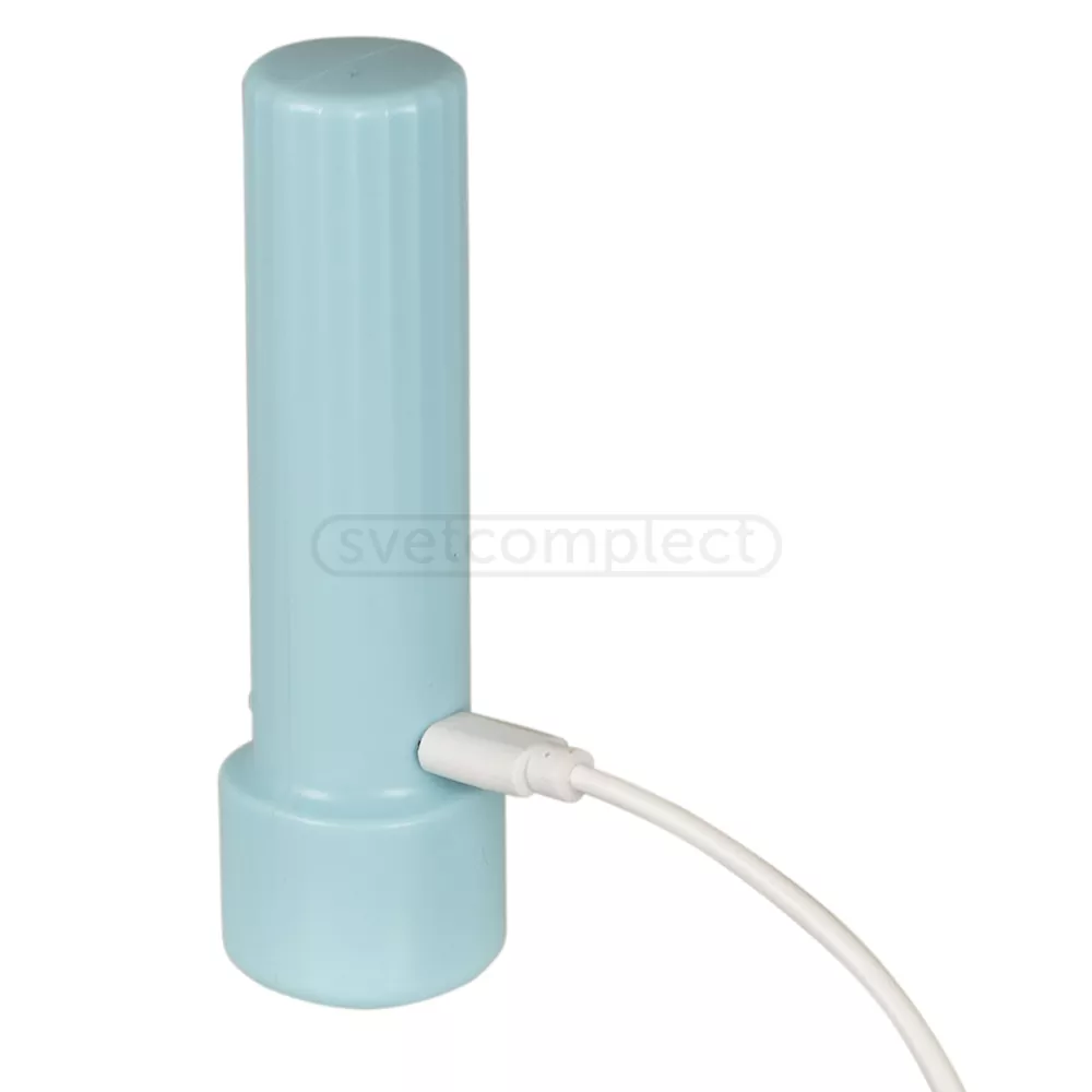 Фонарь LED VA0088  1W 800mAh, пластик, голубой, VAYOX