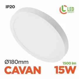 Світильник LED CAVAN R 180 15W WH LED CONCEPT