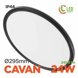 Світильник LED CAVAN R 295 24W BK LED CONCEPT
