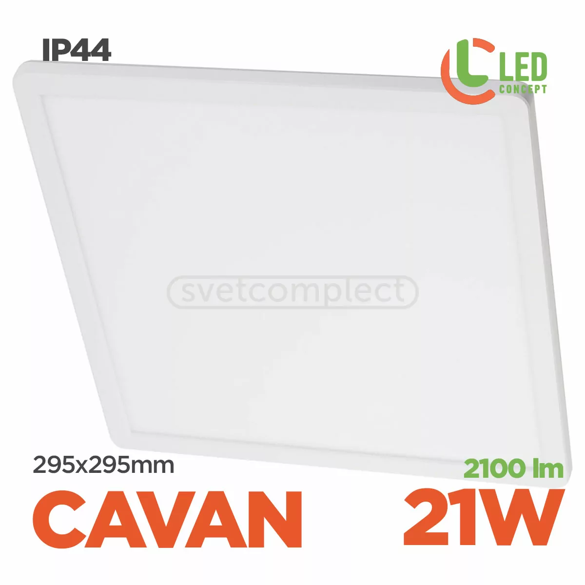 Світильник LED CAVAN S 295 21W WH LED CONCEPT Світильник LED CAVAN S 295 21W WH LED CONCEPT