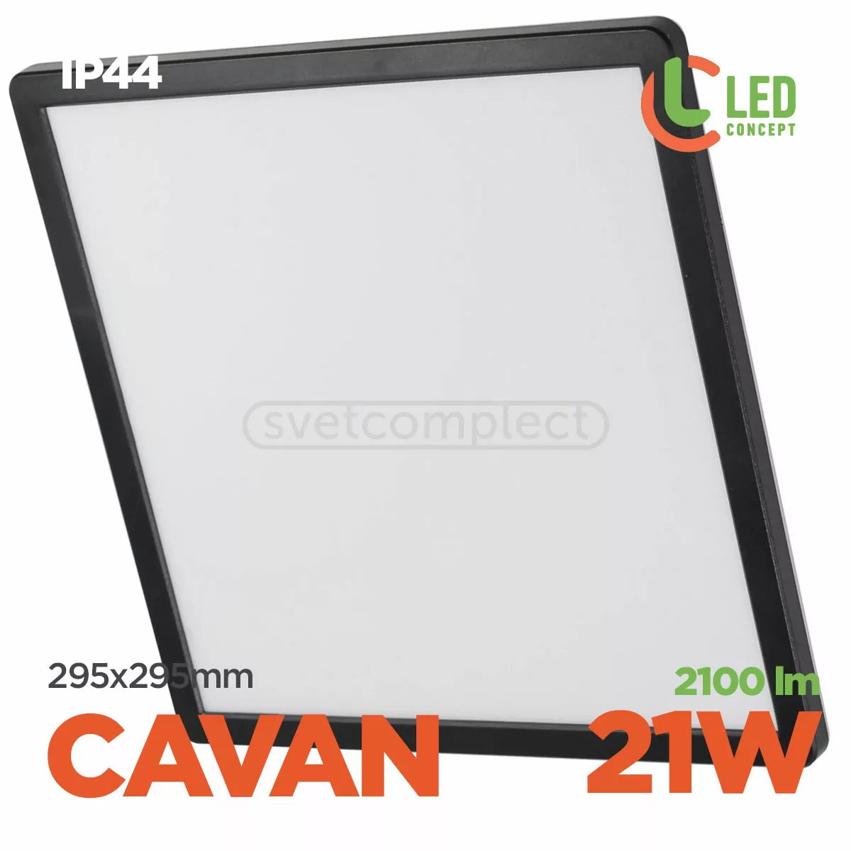Світильник LED CAVAN S 295 21W BK LED CONCEPT Світильник LED CAVAN S 295 21W BK LED CONCEPT