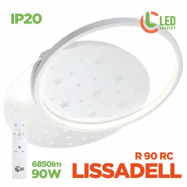 Світильник світлодіодний LED LISSADELL R 90W RC Ø500мм LED CONCEPT