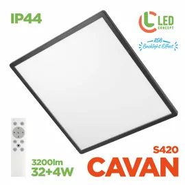 Світильник LED CAVAN S 420 32+4W RGB Backight BK LED CONCEPT