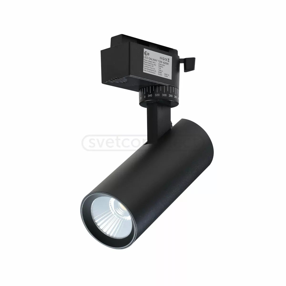 Трековий свiтильник LED GALWAY 12W 4200K BK LED CONCEPT