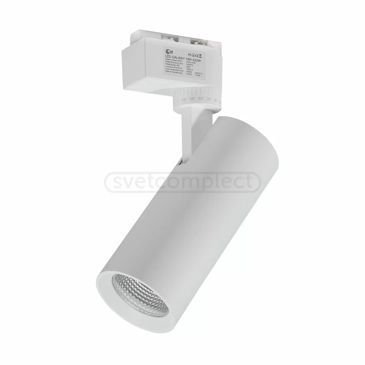 Трековий свiтильник LED GALWAY 18W 4200K WH LED CONCEPT