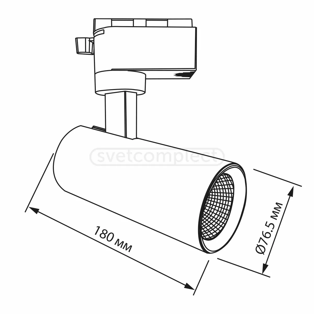 Трековий свiтильник LED GALWAY 30W 4200K WH LED CONCEPT Трековий свiтильник LED GALWAY 30W 4200K WH LED CONCEPT
