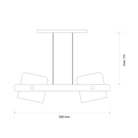 Бра KONVALIA  WLC 160 Е27 1x40W WD білий LIGHT SET