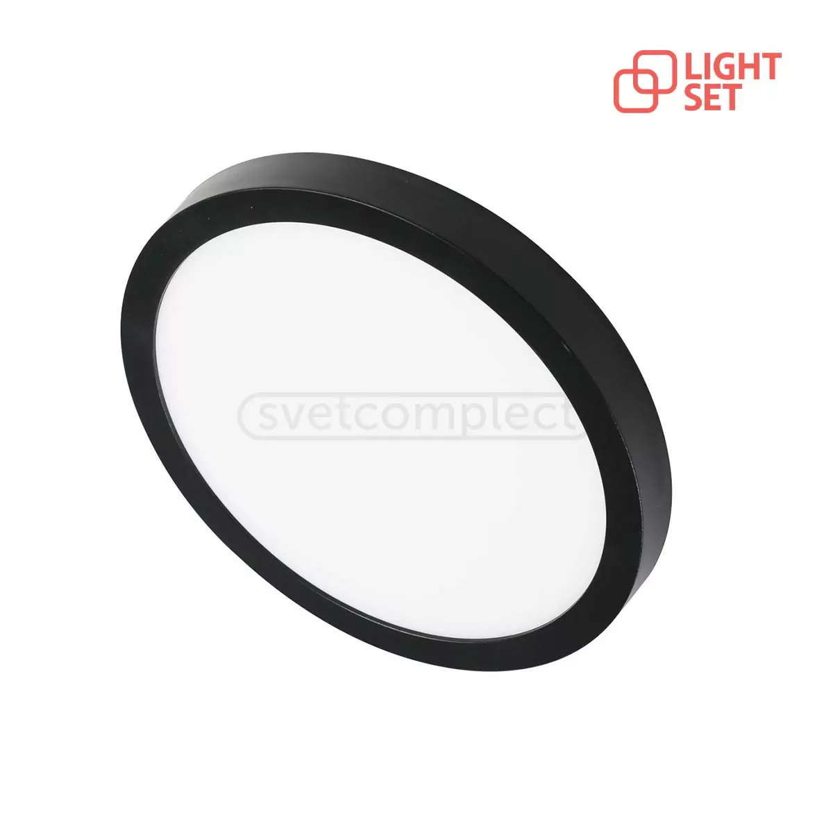 Світильник LED SYNEVIR R 180 15W 4500K чорний LIGHT SET Світильник LED SYNEVIR R 180 15W 4500K чорний LIGHT SET