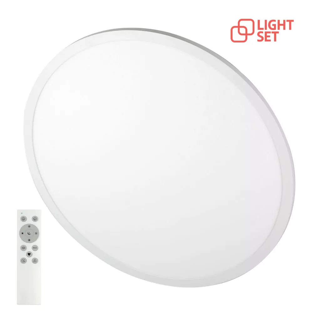 Світильник світлодіодний LED SYNEVIR R500 45+4W 4500K з пультом білий LIGHT SET 