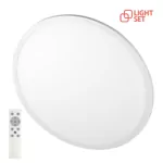 Світильник світлодіодний LED SYNEVIR R500 45+4W 4500K з пультом білий LIGHT SET 